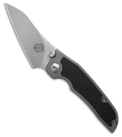 John Gray Custom THUCK Gen II MagnaCut Knife Ti/Black Inlay (3.75&quot; Satin) | 215601