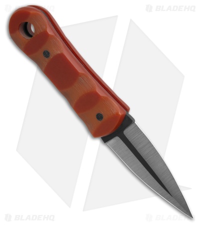 John Gray Knives Custom Dagger Fixed Blade Knife Lager Micarta (3" Stonewash)