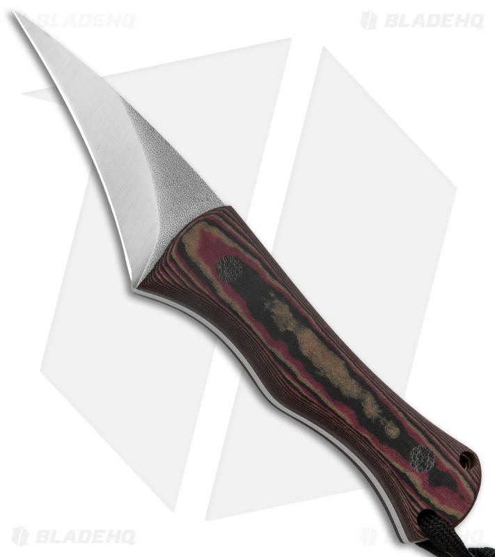 John Gray Knives Custom Spur Fighting Fixed Blade Knife (2.5" Stonewash)