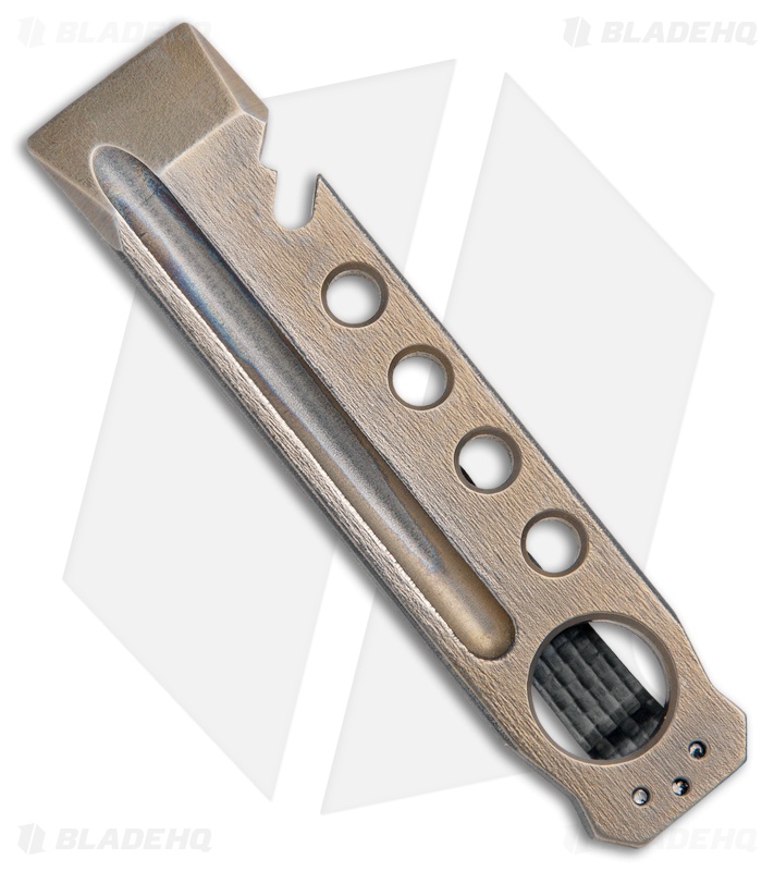 John Gray Titanium Bottle Opener Pry Bar Bronze (4.5")