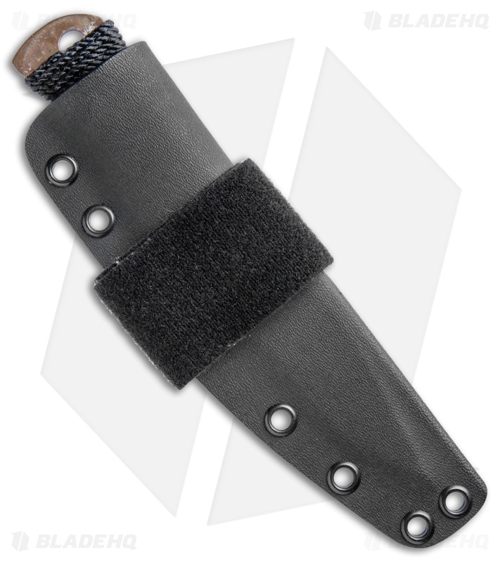 John Gray Custom Wharncliffe Fixed Blade Knife Heat Treated Ti (3" Flamed) 