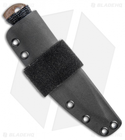 John Gray Custom Wharncliffe Fixed Blade Knife Heat Treated Ti (3" Flamed) 