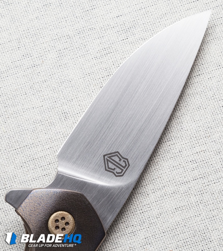 John Gray Custom Intercept Flipper Knife Full Ti (3.75" Satin)