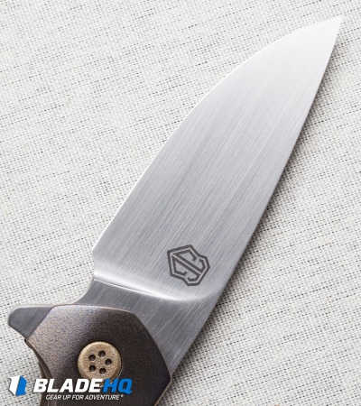 John Gray Custom Intercept Flipper Knife Full Ti (3.75" Satin)