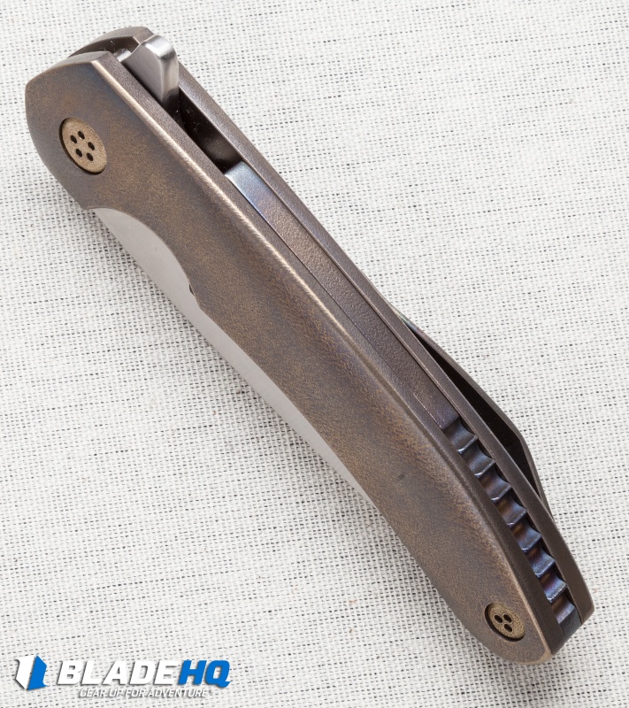 John Gray Custom Intercept Flipper Knife Full Ti (3.75" Satin)