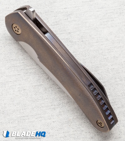 John Gray Custom Intercept Flipper Knife Full Ti (3.75" Satin)