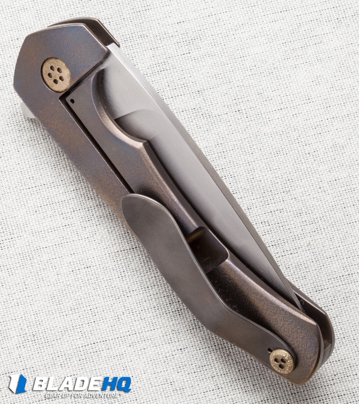John Gray Custom Intercept Flipper Knife Full Ti (3.75" Satin)