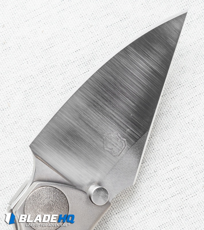 John Gray Custom THUCK Frame Lock Knife Titanium (3.5" Satin)