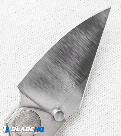John Gray Custom THUCK Frame Lock Knife Titanium (3.5" Satin)