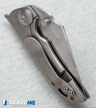 John Gray Custom THUCK Frame Lock Knife Titanium (3.5" Satin)