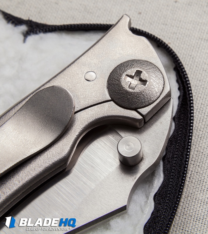John Gray Custom THUCK Frame Lock Knife Titanium (3.5" Satin)
