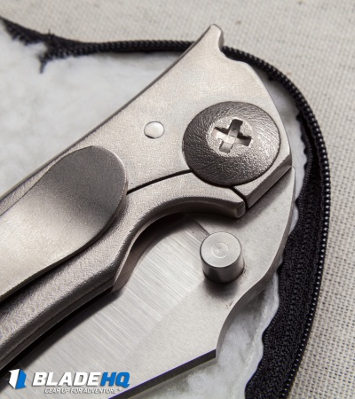 John Gray Custom THUCK Frame Lock Knife Titanium (3.5" Satin)