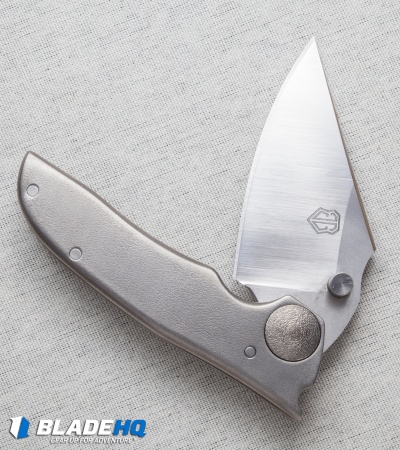 John Gray Custom THUCK Frame Lock Knife Titanium (3.5" Satin)