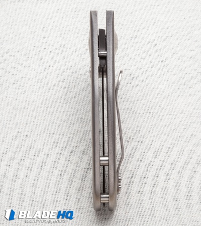 John Gray Custom THUCK Frame Lock Knife Titanium (3.5" Satin)
