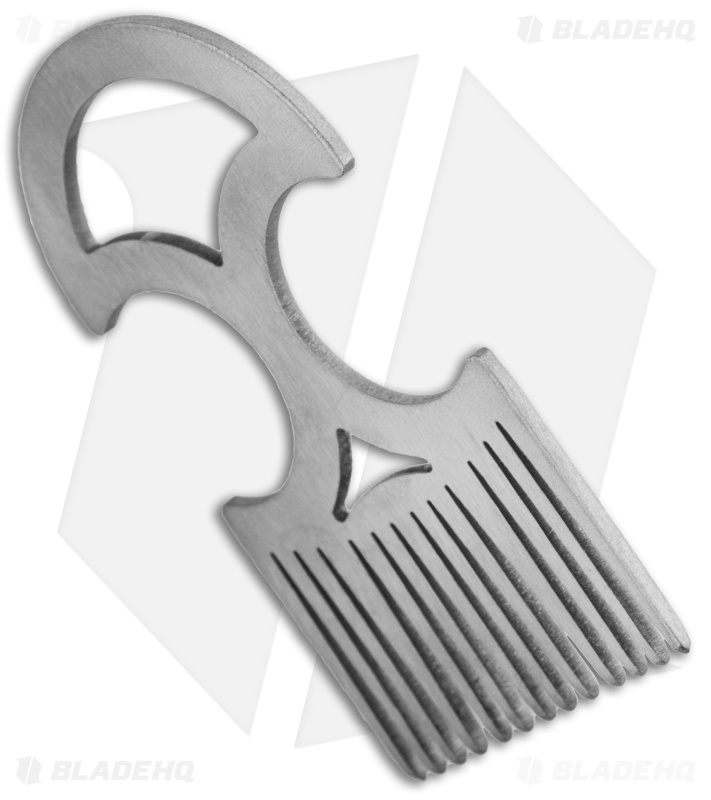 John Gray 2" Push Dagger Style Titanium Pick Comb