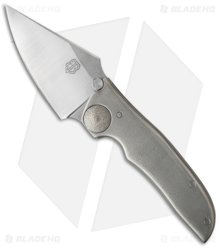 John Gray Custom THUCK Frame Lock Knife Titanium (3.5" Satin)