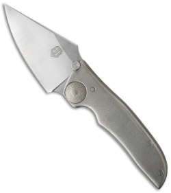 John Gray Custom THUCK Frame Lock Knife Titanium (3.5" Satin)