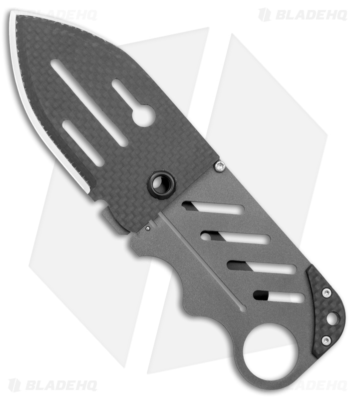 John Kubasek Creditor II Broadhead Credit Card Money Clip Knife (2.88" Satin/CF)