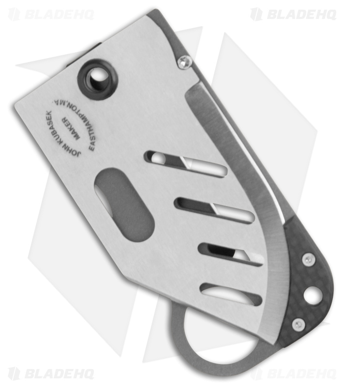 John Kubasek Creditor II Credit Card Money Clip Gray Knife Ti (2.9" Satin)