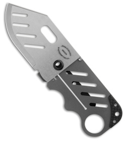 John Kubasek Creditor II Credit Card Money Clip Gray Knife Ti (2.9&quot; Satin) | 22328