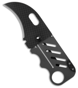 John Kubasek Creditor II Talon Credit Card Money Clip Knife (2.7&quot; CF/Satin) | 201040