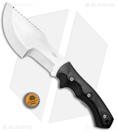 Jurgen Schanz WSK Tracker Knife Black Micarta (6.6" Satin)