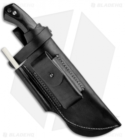Jurgen Schanz WSK Tracker Knife Black Micarta (6.6" Satin)