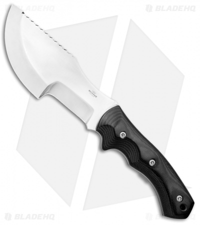 Jurgen Schanz WSK Tracker Knife Black Micarta (6.6" Satin)