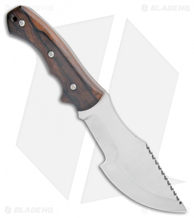 Jurgen Schanz Custom WSK Tracker Knife Wood Handle (6.5" Satin)