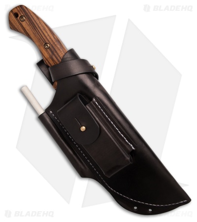 Jurgen Schanz WSK Tracker Knife Zebrano Wood (6.5" Damascus)