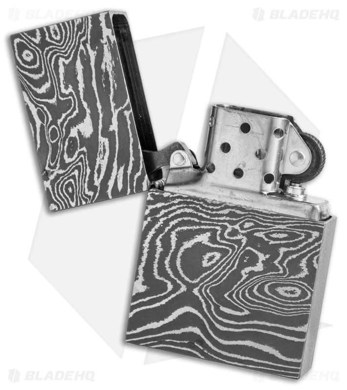 Jurgen Schanz Custom Damascus Steel Lighter