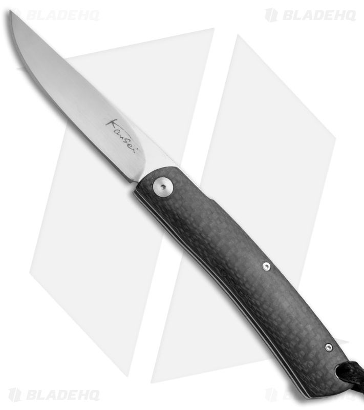 Kansei Matsuno Custom DB07 Friction Folder Knife Carbon Fiber (3" Satin)
