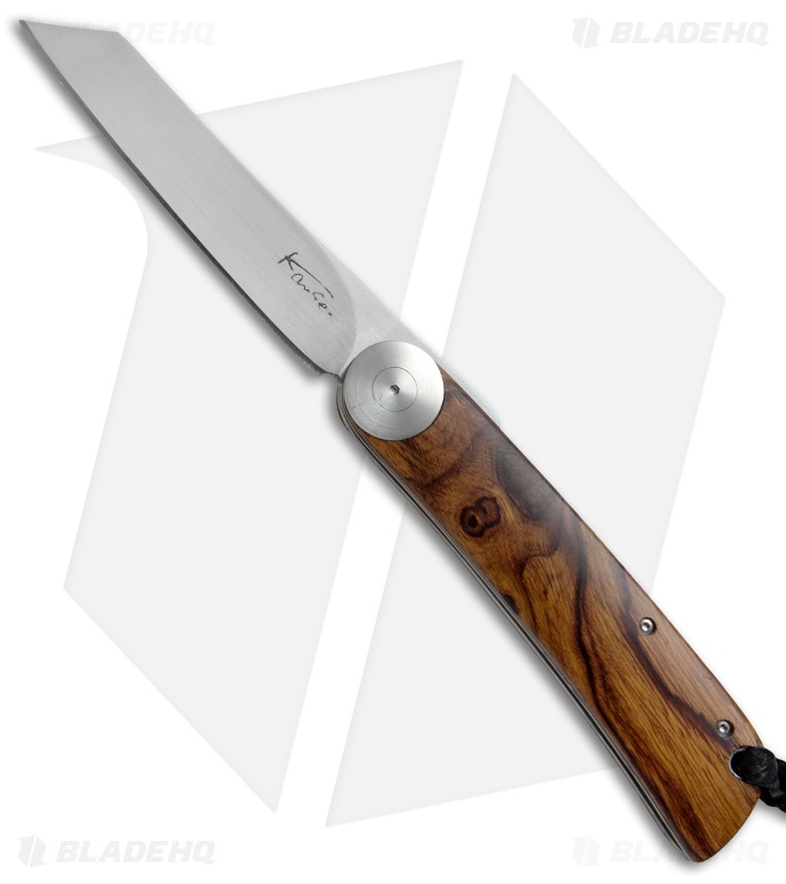Kansei Matsuno Custom DB11 Friction Folder Knife Desert Ironwood (3.125" Satin)