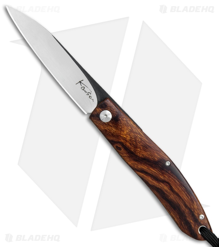 Kansei Matsuno Custom F021 Medium Friction Folder Knife Cocobolo (3" Satin)