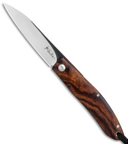 Kansei Matsuno Custom F021 Medium Friction Folder Knife Cocobolo (3" Satin)