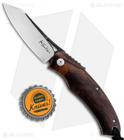 Kansei Matsuno Custom F05 Small Friction Folder Desert Ironwood (2.6" Satin)