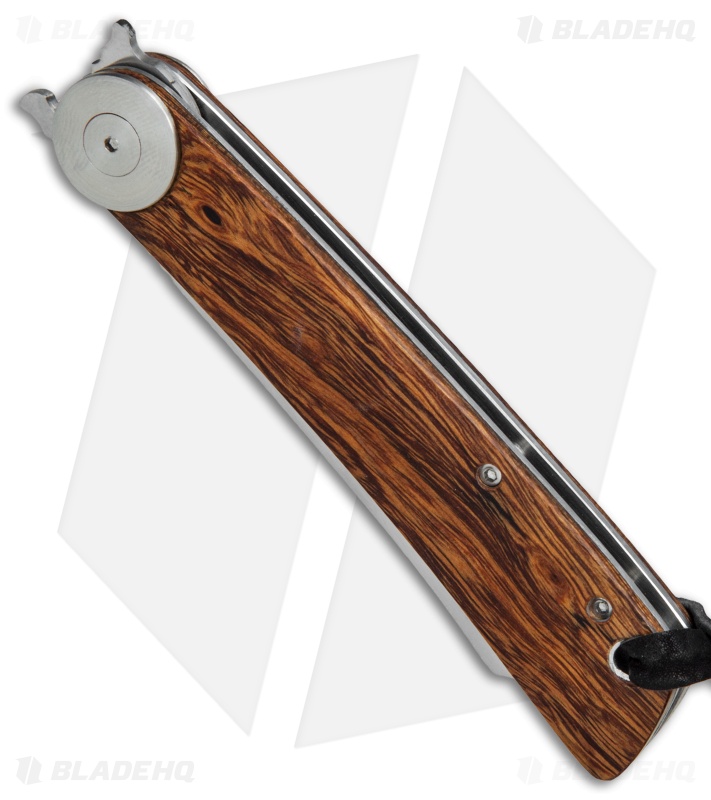 Kansei Matsuno Custom FL011 Friction Folder Flipper Knife Ironwood