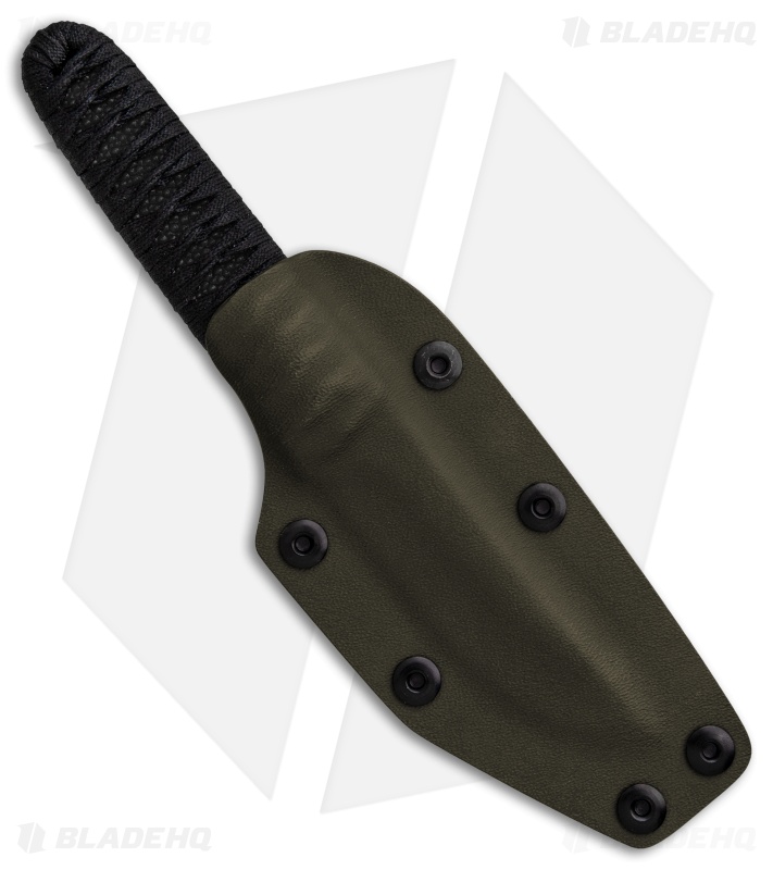 Kelleher Bladeworks Kwaiken Fixed Blade Knife Wrapped Ray Black (3.61" Satin) 