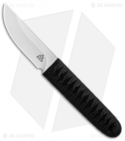Kelleher Bladeworks Kwaiken Fixed Blade Knife Wrapped Ray Black (3.61" Satin) 