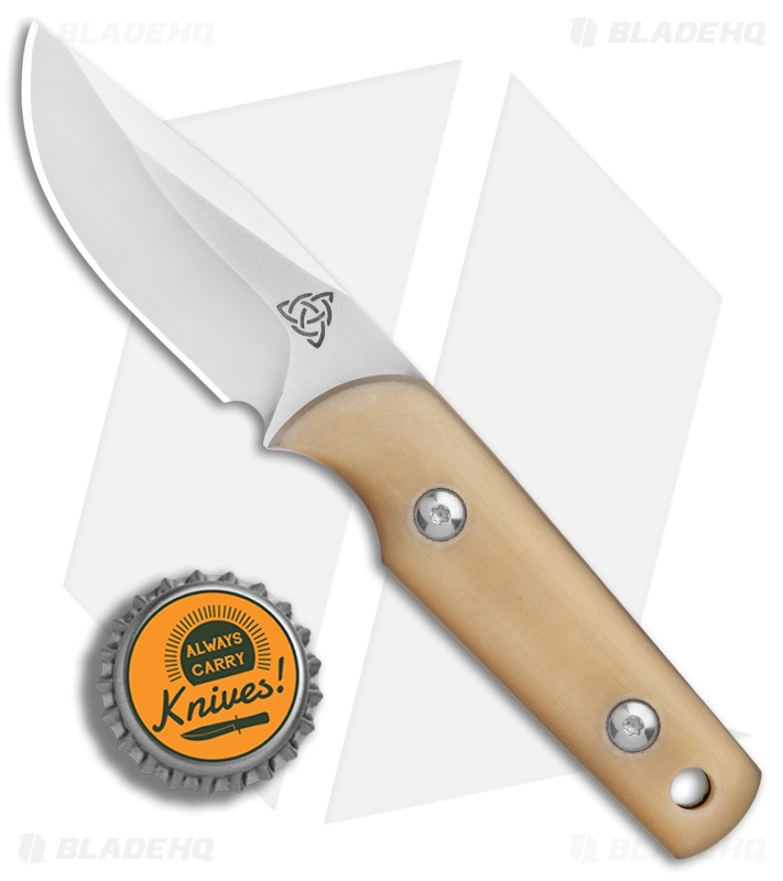Kelleher Bladeworks Styx Fixed Blade Knife Ivory Micarta (2.75" Satin)
