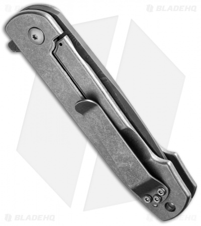 Defiant7 Knives Kumu Frame Lock Knife Ti Fuller (3.5" Damascus)