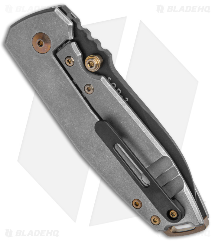 BRNLY SQD-2 - Frame Lock Knife Grenade Milled Ti | Blade HQ