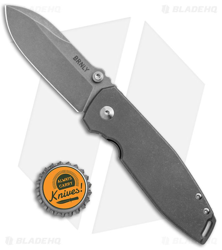 BRNLY SQD-2 - Frame Lock Knife | BB/SW Titanium | Blade HQ
