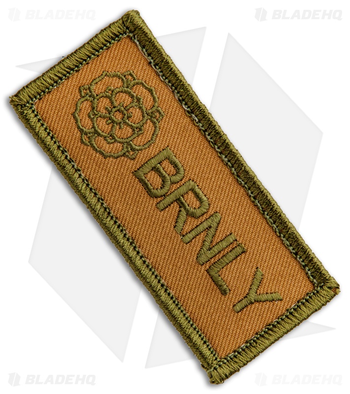 BRNLY Contra Cypop Bottle Opener OD Canvas Micarta/Brass 