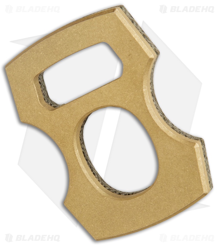 BRNLY Contra Cypop Bottle Opener OD Canvas Micarta/Brass 