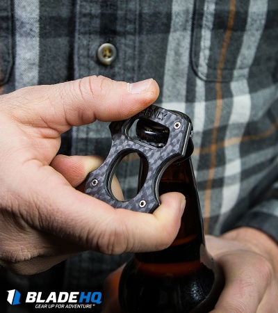 BRNLY Contra Cypop Bottle Opener Carbon Fiber/Titanium Exclusive