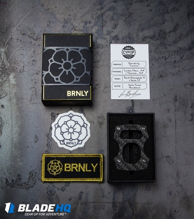BRNLY Contra Cypop Bottle Opener Carbon Fiber/Titanium Exclusive