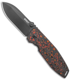 BRNLY SQD Frame Lock Knife Mars Valley Fat Carbon Fiber (3" Black PVD)