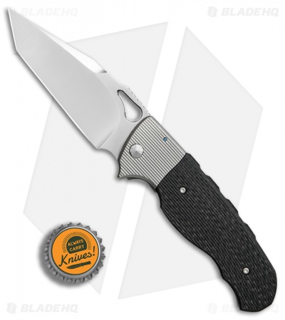 Diskin Revolution D/A Tanto Automatic Knife Ti/Carbon Fiber (3.75" Polished)