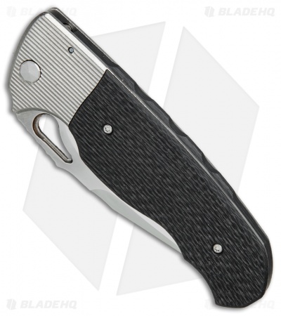 Diskin Revolution D/A Tanto Automatic Knife Ti/Carbon Fiber (3.75" Polished)